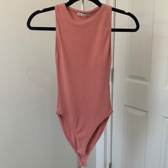 Zara Racer Back Bodysuit - Picture 1 of 4
